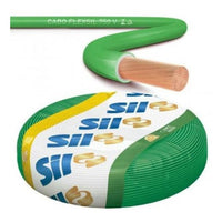 Cabo Flexível 4mm Fios 100m Verde 750V Antichama Sil