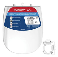 Assento Sanitário Almofadado Multi Branco (MULTI BC) Lorenzetti – Anatômico em Polipropileno com Fixação Ajustável