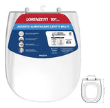 Assento Sanitário Almofadado Multi Branco (MULTI BC) Lorenzetti – Anatômico em Polipropileno com Fixação Ajustável