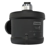 Torneira Elétrica Enerbras Luna Parede Preta Cromada 5500W 220V Bica Móvel