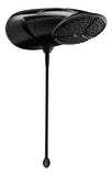 Chuveiro Elétrico Lorenzetti Top Jet Eletrônica Black Preto 220V 7500W com Controle Eletrônico de Temperatura