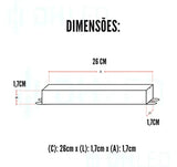 Driver Slim Avant 36W 12V 3A Bivolt IP20 para Fitas LED e Perfis de LED