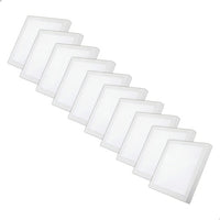 Kit 10 Plafon LED 24W 30x30 6500K Bivolt Branco Frio Avant