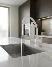 Purificador de Água com Torneira Lorenzetti Acqua Bella 7411817 Branco Brilhante para Mesa