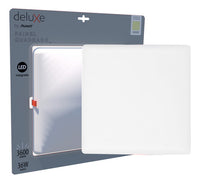 Painel Led Flat 36W 4000k Quadrado Bivolt IP20 Deluxe Bivolt