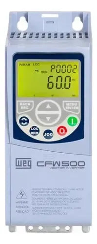 Inversor de Frequência WEG CFW500 G2 2CV 380-480V Trifásico 4,3A CFW500A04P3T4NB20G2 15573819