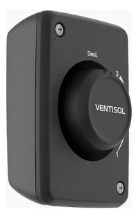Ventilador de Parede Ventisol 60cm New Black Turbo Oscilante – 127V – Grade