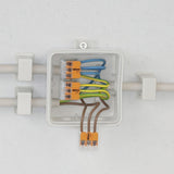 Conector Wago 221-413 3 Vias Kit 20 Peças - Compacto para emenda