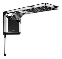 CHUVEIRO LORENZETTI ACQUA DUO ULTRA PRETO/CROMADO 220V 7800W | ELETRÔNICO, 2 TIPOS DE JATO E PRESS PLUS
