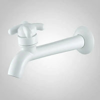 Torneira para Pia Lorenzetti Brio 1132 F34 Parede Bica Reta Longa 18cm Branco Fosco