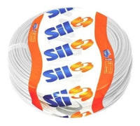 Cabo Flexível 1x6mm2 Branco Rolo 100m 750V Antichama Branco Sil