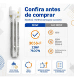 Resistência Lorenzetti Advanced - Top Jet Eletrônica 220V 7500W – Ref. 3056-F