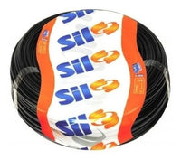 Cabo Flexível 2,5mm² Preto 750V Rolo 100 Metros Antichama SIL