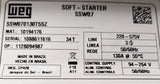 Soft Starter WEG SSW070130T5SZ 130A 50CV 220/380V 50/60Hz Partida Suave para Motor Trifásico