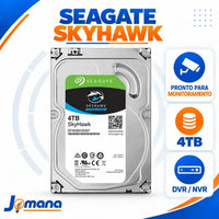 Hd Seagate Skyhawk 4 Tb Para Gravação Branco
