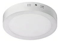 Painel LED Sobrepor Redondo Avant 12W 4000K Bivolt 127/220V Branco – Alumínio – Luz Neutra