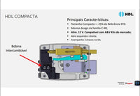 Fechadura Elétrica Compacta de Sobrepor Preta Original 12V HDL