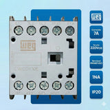 Minicontator Tripolar 7a Ca 1na Cwc07-10-30v26 Weg 12459272 220v