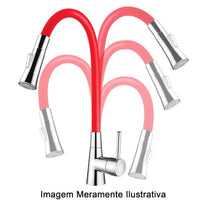 Misturador Monocomando Cozinha 2257 B277 Bica Flexível Lorenzetti