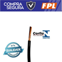 Cabo Flexível 2,5 mm Preto Corfio com 100 m