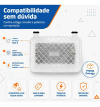 Resistência Loren Ultra para Linha Acqua Ultra 220V 7800W – Lorenzetti (Ref: 3065-B)