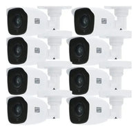 Kit CFTV Analógico WEG com DVR 8 Canais + 8 Câmeras Full HD 2MP + HD Seagate SkyHawk 1TB Branco
