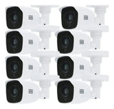 Kit CFTV Analógico WEG com DVR 8 Canais + 8 Câmeras Full HD 2MP + HD Seagate SkyHawk 1TB Branco