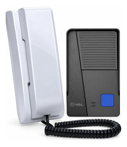 Porteiro Eletrônico Hdl Áudio Class Interfone Bivolt Branco 127/220v