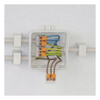 Conector Emenda Wago 2 Vias 4mm - Laranja-claro