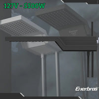 Chuveiro Eletrônico Enerbras E-Griff Preto 127V 5500W com Controle Eletrônico de Temperatura