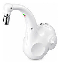 Torneira Eletrônica Zagonel Lumen Branca 220V 5500W para Cozinha com Bica Móvel