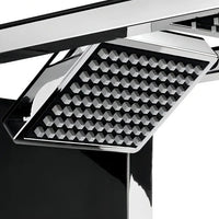 CHUVEIRO LORENZETTI ACQUA DUO ULTRA PRETO/CROMADO 220V 7800W | ELETRÔNICO, 2 TIPOS DE JATO E PRESS PLUS