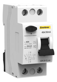 Interruptor Diferencial DR IDR 2P 40A Bivolt Enerbras