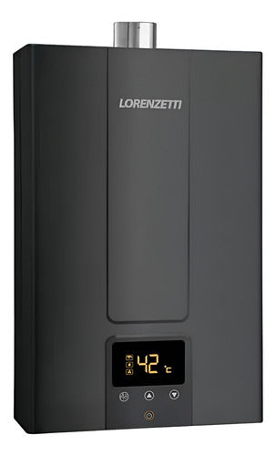 Aquecedor De Água A Gás Gn Lorenzetti Preto Lz1600de-bk Gn Preto