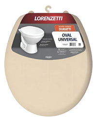 ASSENTO SANITÁRIO LORENZETTI DURATTI OVAL UNIVERSAL BEGE – POLIPROPILENO
