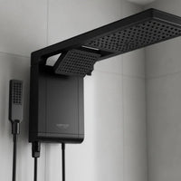 Chuveiro Elétrico Lorenzetti Acqua Duo Ultra Preto 220V 7800W com Ducha e Chuveiro Integrados