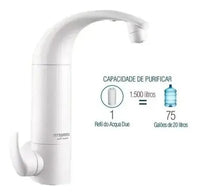 Purificador de Água com Torneira Lorenzetti Acqua Due 7411040 Branco para Parede com Refil Incluso