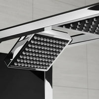 CHUVEIRO LORENZETTI ACQUA DUO ULTRA PRETO/CROMADO 220V 7800W | ELETRÔNICO, 2 TIPOS DE JATO E PRESS PLUS