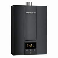 Aquecedor de Água a Gás Lorenzetti LZ 1600BK Preto 15 Litros GLP Bivolt Automático 127/220V