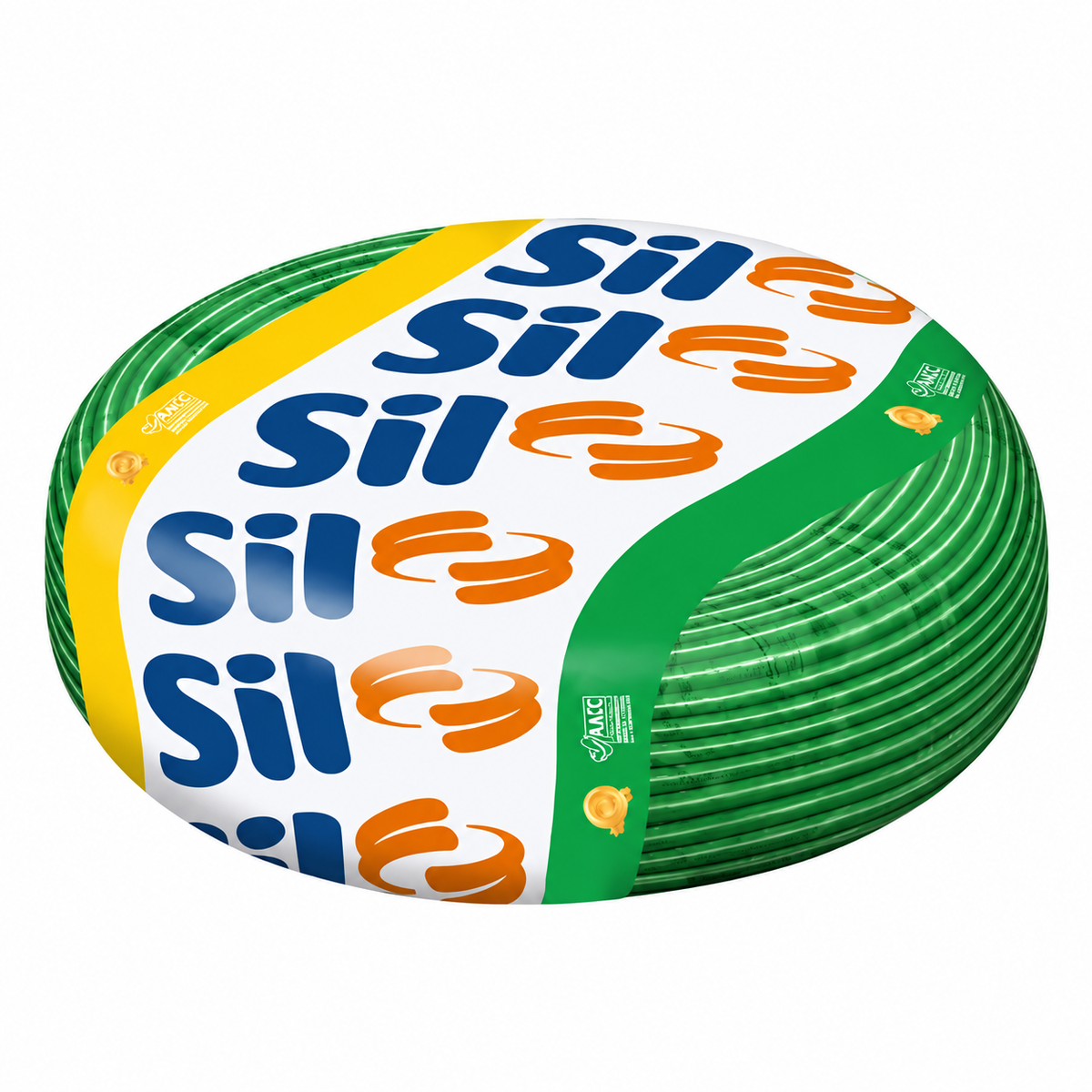 Cabo Flexível SIL FlexSil 1x10mm² Verde 100 Metros 450/750V Antichama em Rolo
