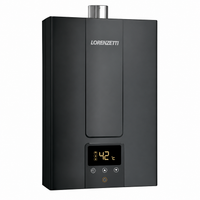 Aquecedor de Água a Gás Lorenzetti LZ 1600BK Preto 15 Litros GLP Bivolt Automático 127/220V