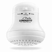 Chuveiro Elétrico Lorenzetti Maxi Ducha Ultra Branco 127V 4600W com Resistência Loren Ultra