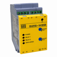 Relé de Segurança Monitor de Velocidade Zero WEG SZS-W/22 220Vca – PLd SIL2 IP20 para NR12
