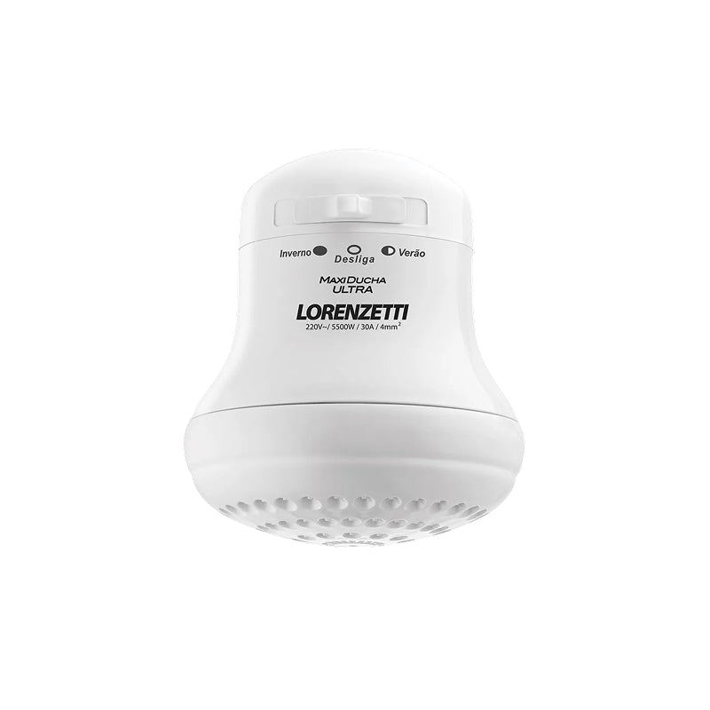 Chuveiro Lorenzetti Maxi Ducha Ultra 3200W 127V (110V) 3 Temperaturas Branco