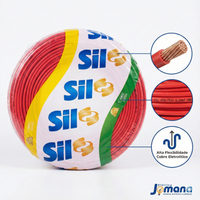 Cabo Flexível 6mm² SIL 450/750V Antichama - Rolo 100 Metros
