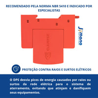 Dps Clamper Front V 20kA 275V Protetor Contra Raios E Surtos