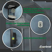 Chuveiro Eletrônico Enerbras E-Griff Preto 127V 5500W com Controle Eletrônico de Temperatura