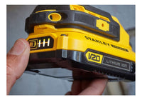 Kit Parafusadeira Furadeira Fatmax Impacto com 2 Baterias 2Ah Amarelo Stanley