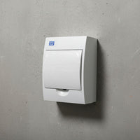 Quadro De Distribuição De Sobrepor Weg 6 Disjuntores Branco