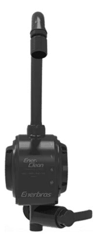 Torneira Elétrica Parede Enerclean 5500W 220V Preta Polida Enerbras